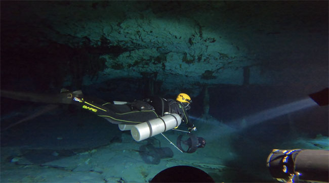IANTD Advanced Cave DPV Sidemount Diver